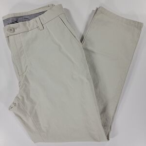 Vineyard Vines On-The-Go Performance Pants Mens 36x30 Khaki Stretch OTG Casual